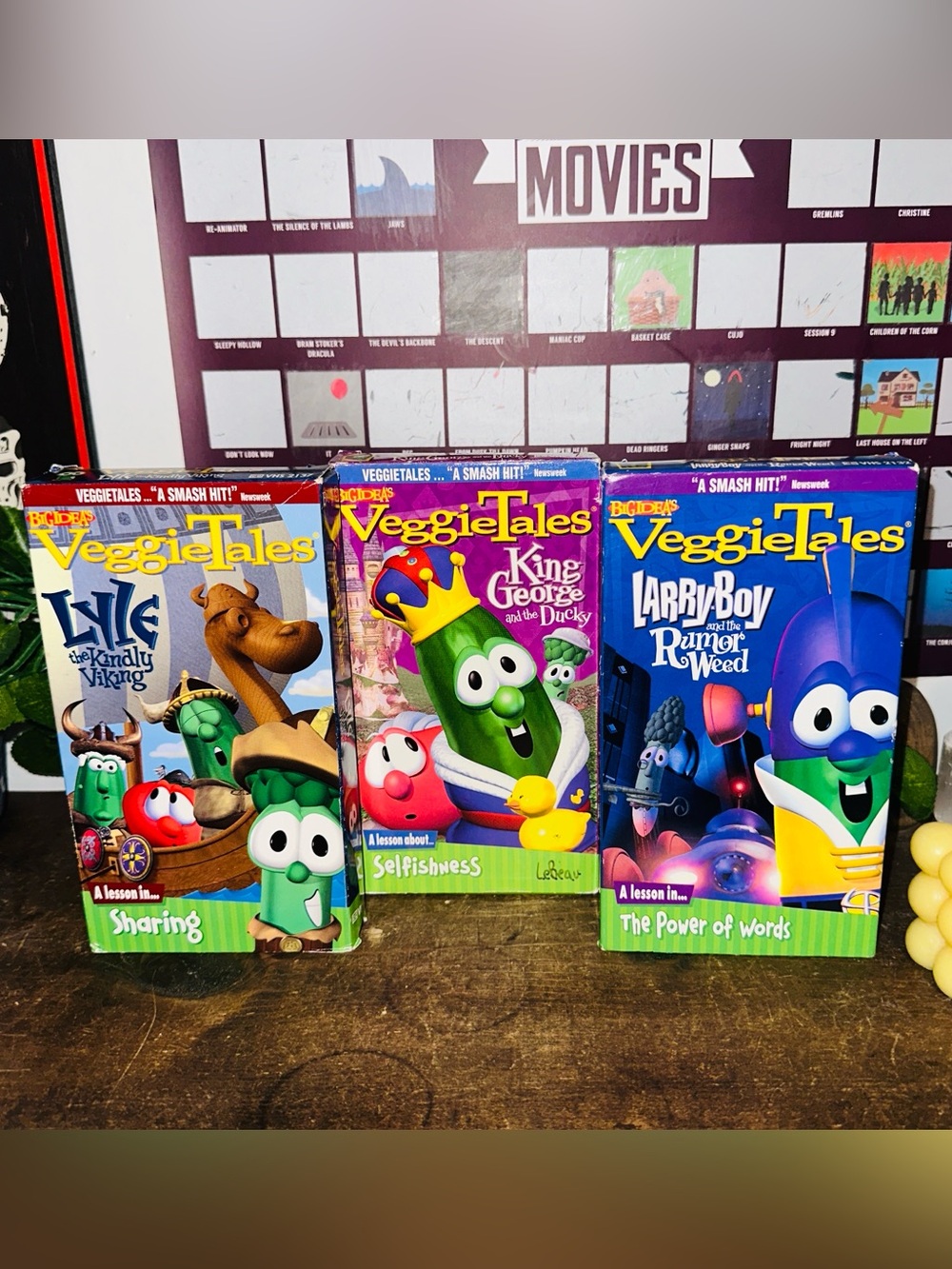 Vintage 90’s Y2K Veggie Tales 2000’s VHS Tape Bundle